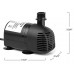 AEO 12V - 24V DC Brushless Submersible Water Pump, 410GPH, for Solar Fountain, Fish Pond, and Aquarium