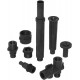 Algreen Products Fountain Nozzle Component Kit for Statuary Fountain Pumps and Pond Pumps, 3/4-Inch and 1/2-Inch