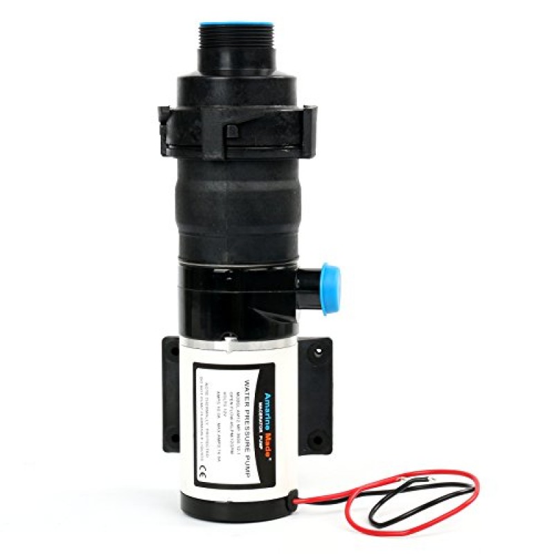 thumbnail interactive-video image 1 of Amarine Made 12V 45 LPM RV/Marine Macerator Waste Pump – Self-Priming, Run-Dry Protected For Boat Holding Tank Evacuation 1 of 9