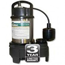 AY McDonald 6191-124 5040CUEFH25 Cast Iron Effluent Pump with 4/10 HP High Head 25-Feet Cord