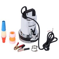 BOKYWOX DC 12V Farm & Ranch Submersible Water Pump 125W Solar Battery Submersible Deep Well Pump 26.2FT