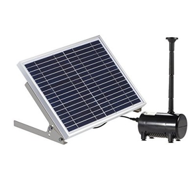 Docooler 17V 10W Solar Power Water Pump for Garden Pond Fountains Landscape