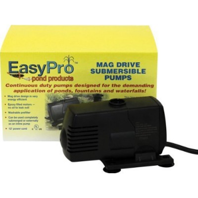 EasyPro EP200 Submersible Mag Drive Pond Pump, Max Flow 200 Gallons-Per-Hour by Easy Pro Pond Products (English manual)