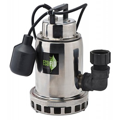 ECO-FLO Products SEP50W Stainless Steel Waterfall Fountain Pump, 1/2 HP, 2,400 GPH