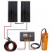 ECO-WORTHY 2pcs 100 Watts Polycrystalline Solar Panel with 24V Submersible Well Pump & Mounting Kits for Water Fountain