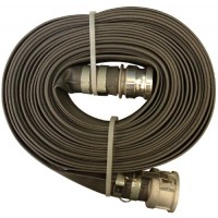 Goodyear EP Spiraflex Pliovic Compound Discharge Hose Assembly, Gray, 1.5-Inch Male X Female (CXE) Camlocks, 90 PSI Maximum Pressure, 1.5-Inch Hose...