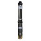 Hallmark Industries MA0414X-7 Deep Well Submersible Pump, 1 hp, 110V, 60 Hz, 33 GPM, 207' Head, Stainless Steel, 4"