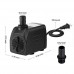 VicTsing 400GPH Submersible Pump 25W Fountain Water Pump with 5.9ft Power Cord, 2 Nozzles for Aquarium, Fish Tank, Pond, Statuary, Hydroponics