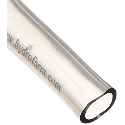 Hydrofarm HGTB38-25 3/8-Inch Clear Tubing, 25-Foot Roll