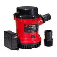 Johnson Pump 01674-001 1600 GPH Heavy Duty Automatic Bilge Pump with Ultima Switch, 12V