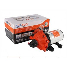 SeaFlo High Pressure Marine Water Pump 12 V DC 60 PSI 5.0 GPM on demand RV BOATS MARINE 2-PIN CONNECTOR SANTOPRENE by TOTAL MARINE