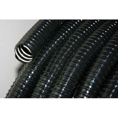 Ribbed Black Pond Hose 50mm / Two Inch 98 Foot Roll