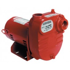 Red Lion RL-S50 1/2 HP 2940 GPH Self Priming Cast Iron Effluent Pump, 1-1/4-Inch NPT Suction and Discharge