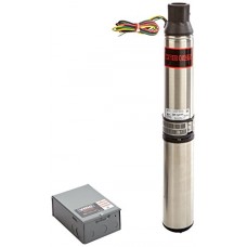 Red Lion RL22G10-3W2V 1-HP 22-GPM 3-Wire 230-Volt Submersible Deep Well Pump with Control Box