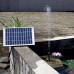 RivenAn 12V 5W Solar Pump, Solar Power Panel Kit Water Pump for Garden Pond Fountain Pool