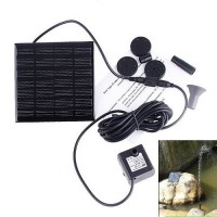 RivenAn Solar Pump for Water Fountain, Solar Powered Panel Kit Pool Garden Watering Submersible Pump, Birdbath Fountain - With Separate Solar Panel