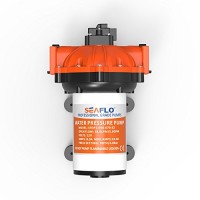 SEAFLO 12V DC 5.0 GPM 70 PSI 52-Series Diaphragm Water Pressure Pump for Marine Boat RV Caravan SEAFLO 12V DC 5.0 GPM 70 PSI 52-Series Diaphragm Water Pressure Pump for Marine Boat RV Caravan