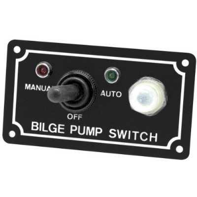 Shoreline Marine SL52268-X Bilge Pump 3 Way Switch (Black)