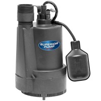Superior Pump 92330 1/3 HP Thermoplastic Sump Pump with Tethered Float Switch Superior Pump 92330 1/3 HP Thermoplastic Sump Pump with Tethered Float Switch