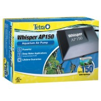 Tetra Aquarium Air Pump, Whisper AP150 for 150 Gallon Fish Tank Tetra Aquarium Air Pump, Whisper AP150 for 150 Gallon Fish Tank