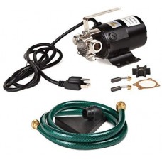 Trupow 1/10HP 330GPH 115-Volt Mini Portable Electric Utility Sump Transfer Water Pump with Water Hose Kit