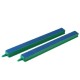 Uxcell Jardin Fish Tank Air Bubble 2-Piece Air Stone Bars, 8-Inch, Green/Blue