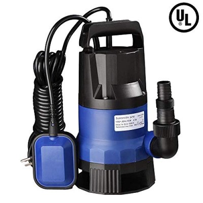 Yescom 3/4HP 2640GPH 550W Submersible Dirty Clean Water Pump Swimming Pool Pond Heavy Duty Water Transfer